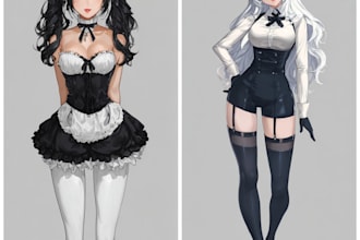 draw anime character with dynamic pose style
