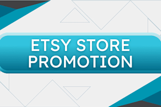 do etsy store promotion to boost ranking and traffic