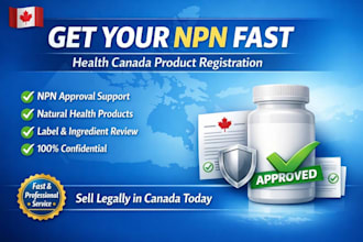 obtain your health canada npn and product license