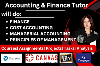 do management, cost accounting, finance,managerial accounting,accounting courses