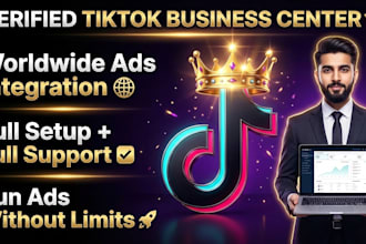 create and verify tiktok business center for shopify store