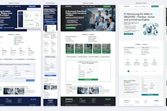 build a conversion focused elektro services webdesign