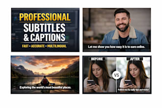 create accurate subtitles and captions for your videos