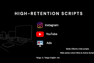 write engaging scripts for instagram reels and youtube shorts