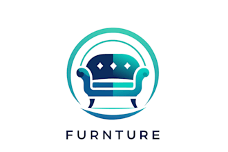 create high quality and beautiful sofa logo design