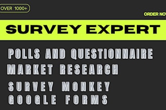 conduct online survey form, google form questionnaire and market research