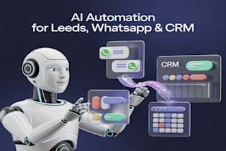 build ai automation for CRM whatsapp follow up and appointment booking