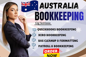 xero quickbooks bookkeeping and bas cleanup australia