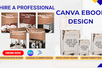 do canva ebook design book layout journal design interior book design for KDP