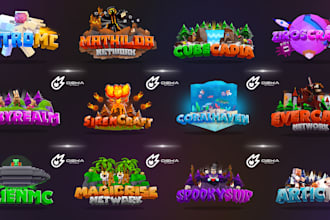 create a custom minecraft server logo or icon