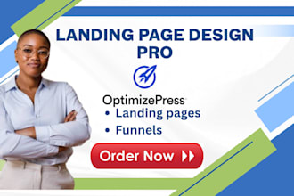 design converting landing page on optimizepress