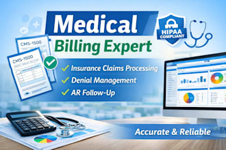 handle ar follow up denial management and insurance calling