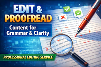 edit and proofread your content