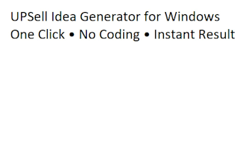 windows upsell automation tool