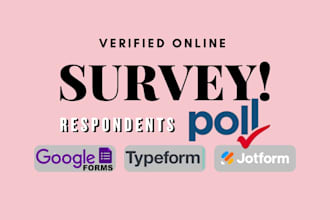 find real survey respondents to fill general online surveys questionnaire