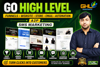 gohighlevel website design ghl sales funnel, ghl automation expert, ghl store