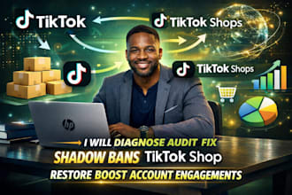 diagnose audit fix shadow bans tiktok shop restore boost account engagements