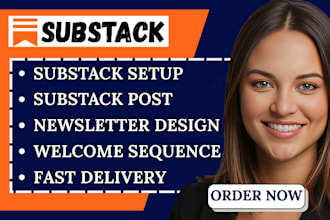 setup substack account design substack newsletter substack post management