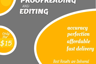 professionally proofread, edit and format content