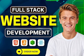 be full stack developer, backend web developer, full stack website development