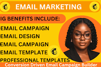 design mailchimp email marketing campaigns,  automation design animated klaviyo