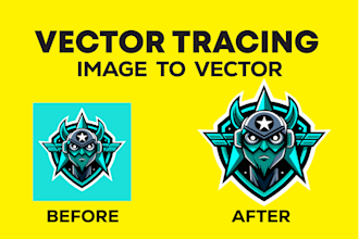 do vector tracing or convert to vector manually