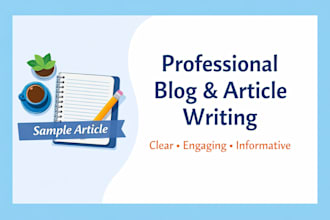 write SEO friendly blog posts and articlesis simple english