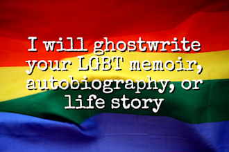 write your lgbt memoir, autobiography, or life story