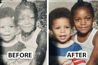 do ai photo restoration colorization and quality upscaling
