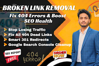 fix broken links and 404 errors for better SEO