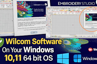 install wilcom software on your windows 10,11 64 bit os