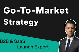 create a b2b go to market strategy and launch plan