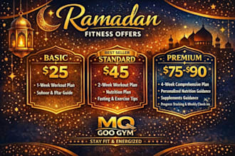 provide a personalized ramadan fitness motivation plan to stay fit and healthy