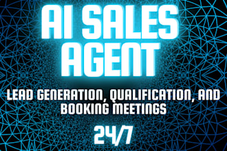 have your ai sales agent working full time as lead generator,make calls,and book