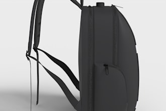 do 3d bag, 3d handbag and custom bag design with 3d rendering