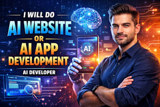 do ai website or ai app development ,ai developer