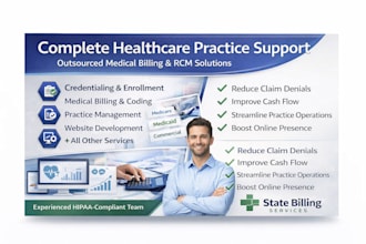 manage medical billing and coding for US healthcare practic