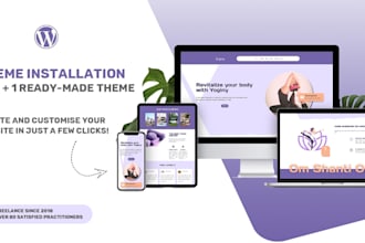 install divi and a turnkey wellness theme theme on your wordpress site