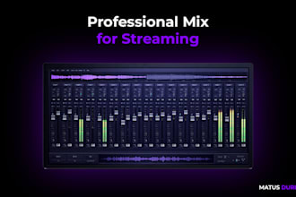 professionally mix your song for spotify youtube ready sound