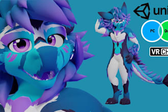 model 3d vrchat avatar, vrc character, vrc avatar, furry avatar, nsfw avatar, vr