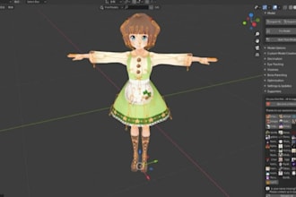 expertly rig optimize and covert vrchat avatar  for PC, quest and performance