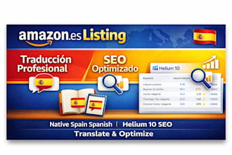 translate and optimize your amazon listing for spain SEO with helium 10 native