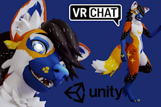 design and rig custom vrchat avatar, vrc avatar, nsfw avatar, sfw, vrc, 3d model