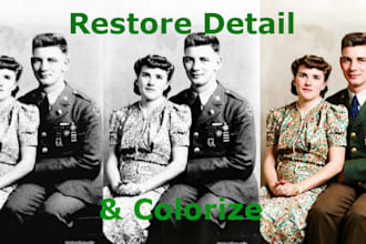 restore, repair, and colorize old images