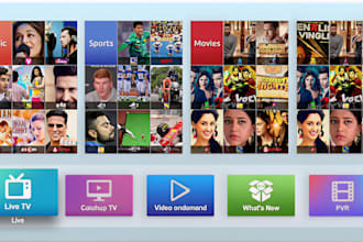 create native samsung tizen and lg webos smart TV app