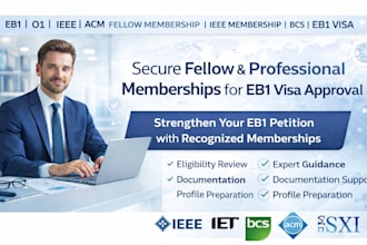 secure ieee, iet, bcs, acm and sigma xi membership for eb1 visa approval