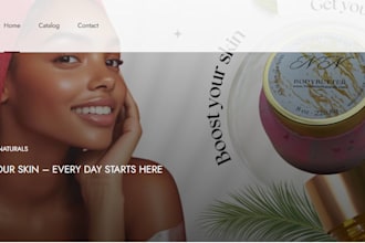 skincare shopify store skincare website organic skincare website beauty website