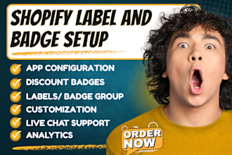 setup shopify product label and badges deco sami lably ta lavar labeler flair