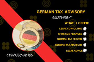expert german tax advisor and tax returns, vat, corporate and income tax filing