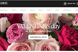 build7figure flower shopify store bouquet florist floral ecommerce service store